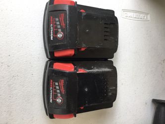Milwaukee 18 V battery 2.0