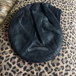 Harley Davidson Leather Hat