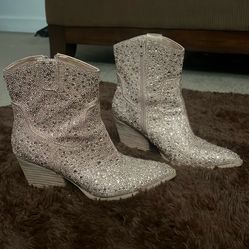 Copper/gold Mini Boots 