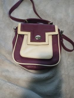 Purple White Leather 