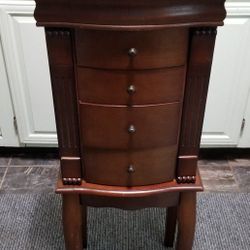 Wood Jewelry Box Armoire By Powell 