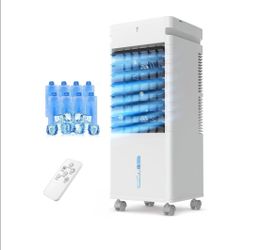 Portable Air Conditioners, 70° Oscillation, XL Water Tank, 3 Wind Modes, 12 Speeds