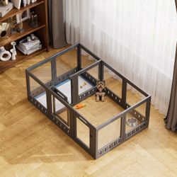 Large Indoor Dog Playpen with Divider