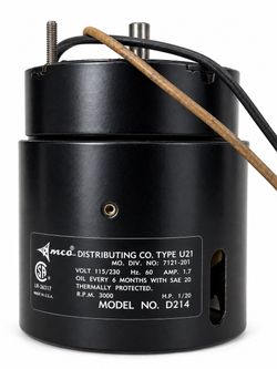 Amco Electric Motor 1/20 HP 115/230V 3000 RPM 1.7A Made in USA