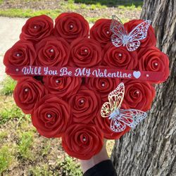 Red Heart shaped Valentines 