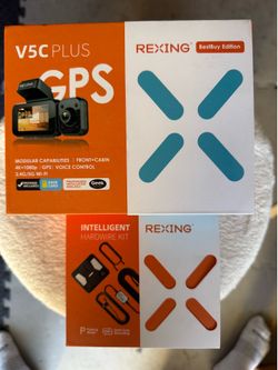 REXING V5C Plus Dash Camera + Hardwire Kit
