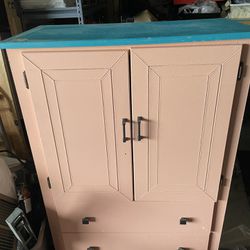 Used  Paintable Armoire Dresser Chest