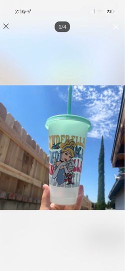 Plastic Disney inspired cups