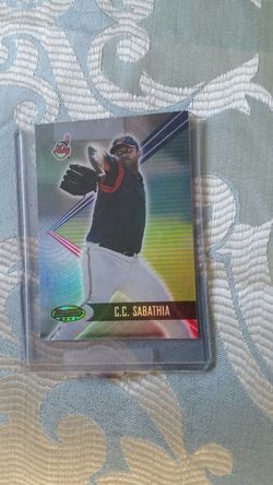 CC Sabathia Base ball card 2010