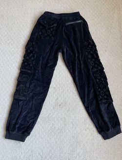 Louis Vuitton Men's Small Virgil Abloh White Velour Cargo Sweat Pants  ref.388171 - Joli Closet