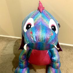 Giant Rainbow Dragon Stuffed Animal Plush