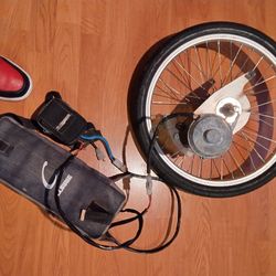 20" Curry 24v Rear Wheel ,Electric Bicycle ,Brush Motor Conversion Kit ,Just Needs Throttle And Charger ,Works Good $75 Works