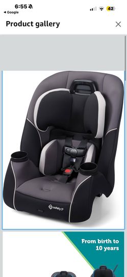 Safety 1st Crosstown Slim All-in-One Convertible Car Seat, City Storm