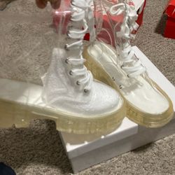 Clear Boots Size 34