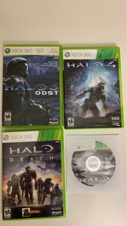 Xbox 360 Halo games collection
