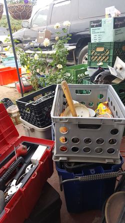 I am cleaning my store room, I have a lot of tools