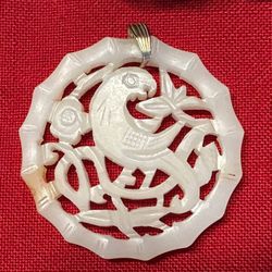 Vintage White Jade Pendant