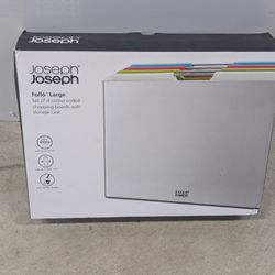 Joseph Joseph Folio Icon 4-Piece Multi Colour coded Cutting Board Set