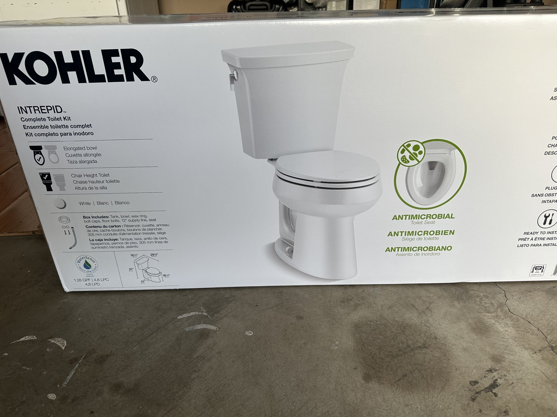 kohler intrepid toilet Kit