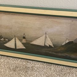 Sailing Ships II by artist David Carter Brown