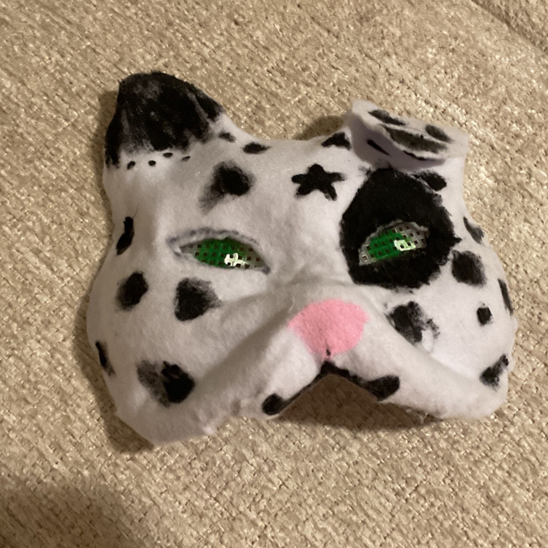 Dalmatian Dog Therian Mask 