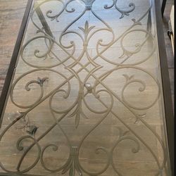 Nice Glass Iron Coffee Table