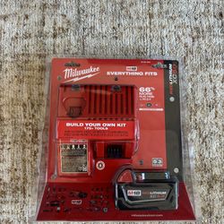 Milwaukee M18 REDLITHIUM XC5.0 Starter Kit (Model 48-59-1850) Battery And Charger