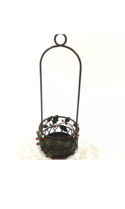 Party Lite Holly Lites hanging candle holder and candles