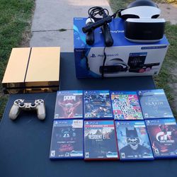 Just VR Bundles Combo Is $320!. ALL. & $180! FOR PS4 500GB Gold With Gold Controller for $180! Plus $320!... $500! Combo all firm
