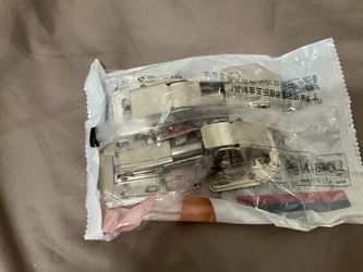 Package of 2 Tianjule cabinet damping/mute hinges (soft-close cabinet door hinges). The packaging clearly says “CABINET DAMPING MUTE HINGE.” Tianjule 