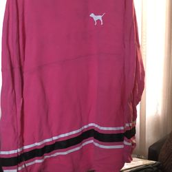 Love Pink Quarter Zip Sweatshirt 