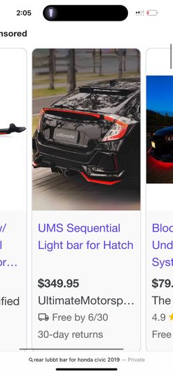 Sequential light Bar
