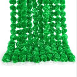 25 Pcs Garlands Marigold 5 ft Artificial Flower Marigold Garland for 