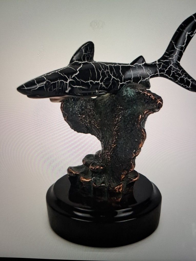 Sculpture of a shark