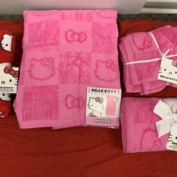 Hello Kitty Bathroom Towels