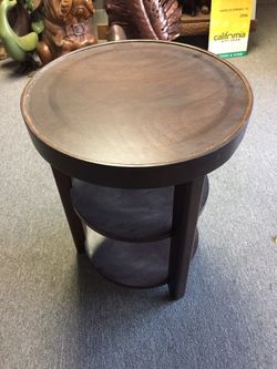 Wooden Round end organizer