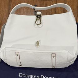 Dooney And Bourke Sac Tote Shoulder Bag White Leather