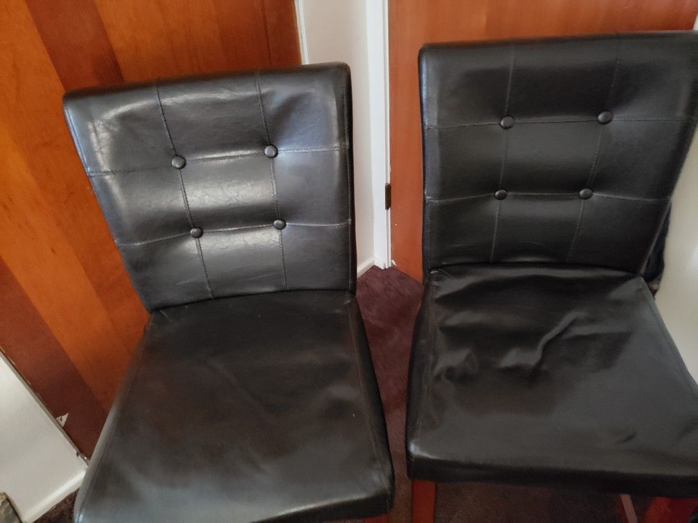 Two Bar Height Chairs