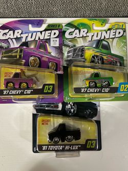 Car tuned 87 Chevy C10 pick up diecast
