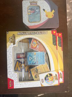 Pokémon TCG 30th Celebration Poster Collection Box & Tin 55$ each