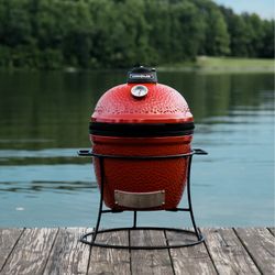 Kamado Joe Jr charcoal grill + cart + stand + charcoal