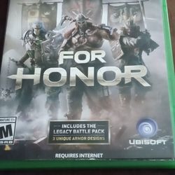 Xbox One For Honor Game $20 With SAME DAY SHIPPING THROUGH OFFERUP 