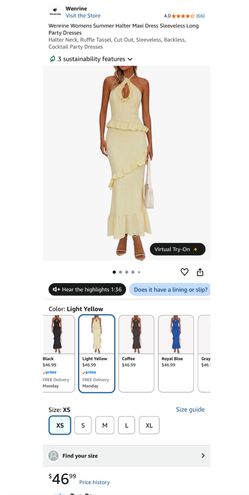 Halter neck dress
