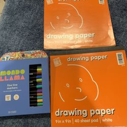 Coloring Books And Pens 