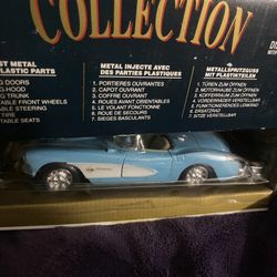 Vintage 1957 Chevy Corvette Sky Blue Like New In Box 