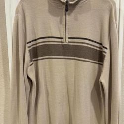 REUNION RETRO QUATER ZIP PULLOVER SWEATER