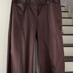 Brown Worthington Capri Pants Size 2 Petite