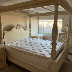 4 Piece Bernhardt Furniture California King Bedroom Set