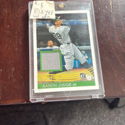 Arron Judge Player Worn Patch 