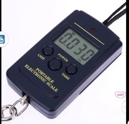 Digital Luggage Scale Fishing Weight Electronic Pocket Hanging Hook 40kg/10g